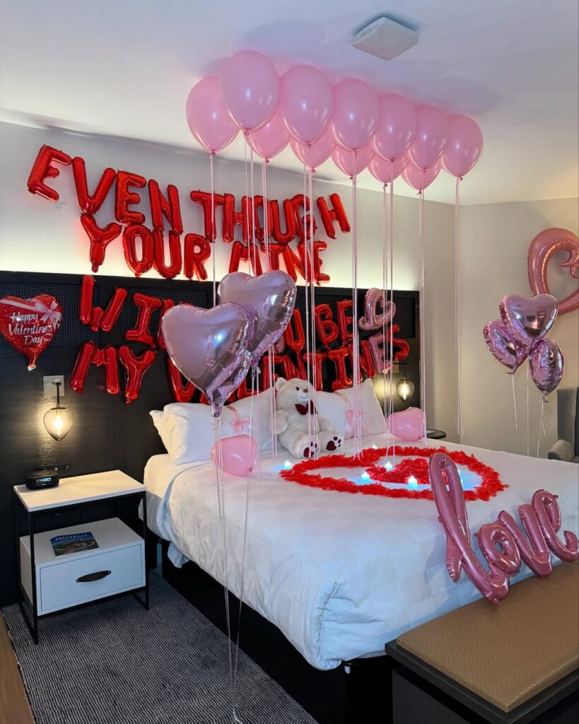 Valentine's day room decoration ideas