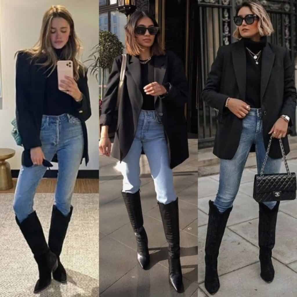 How to wear jeans and blazer