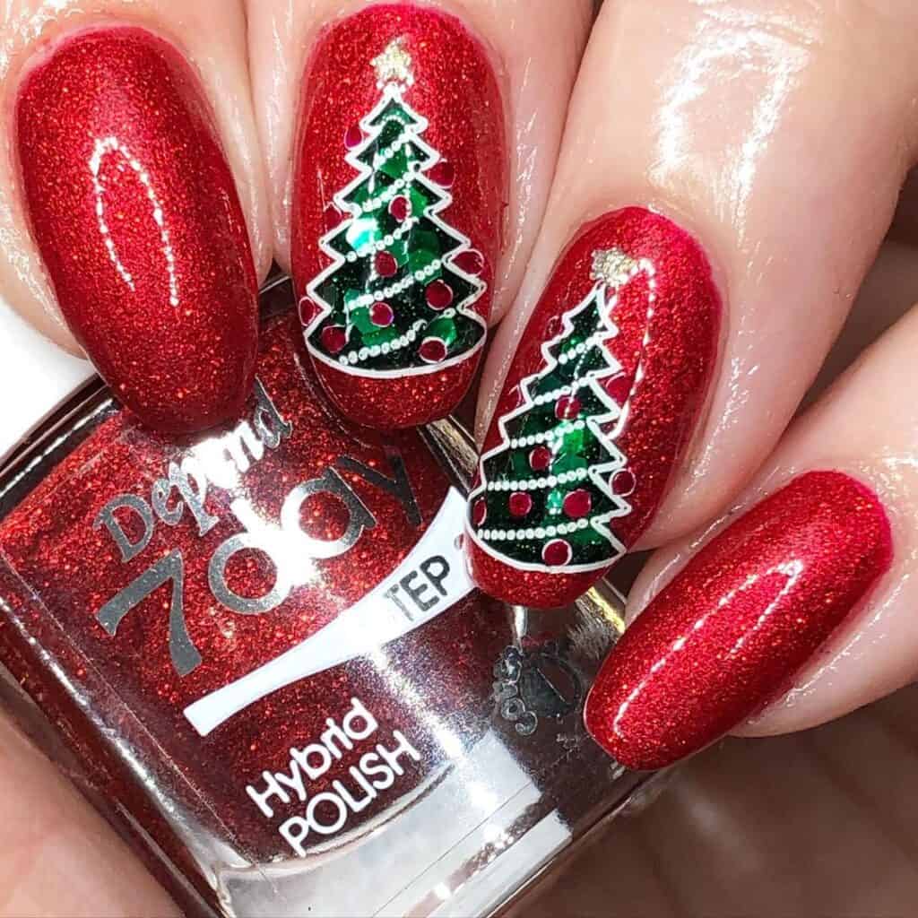 Christmas nail