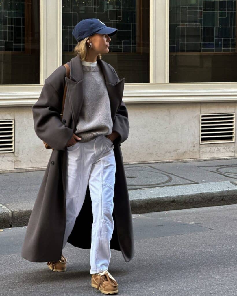 How to style a grey coat this winter