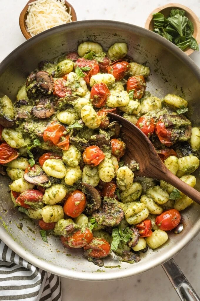 Pesto gnocchi