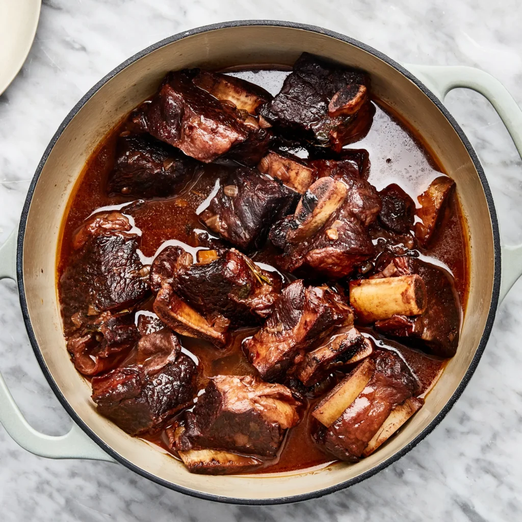 Braised short ribs