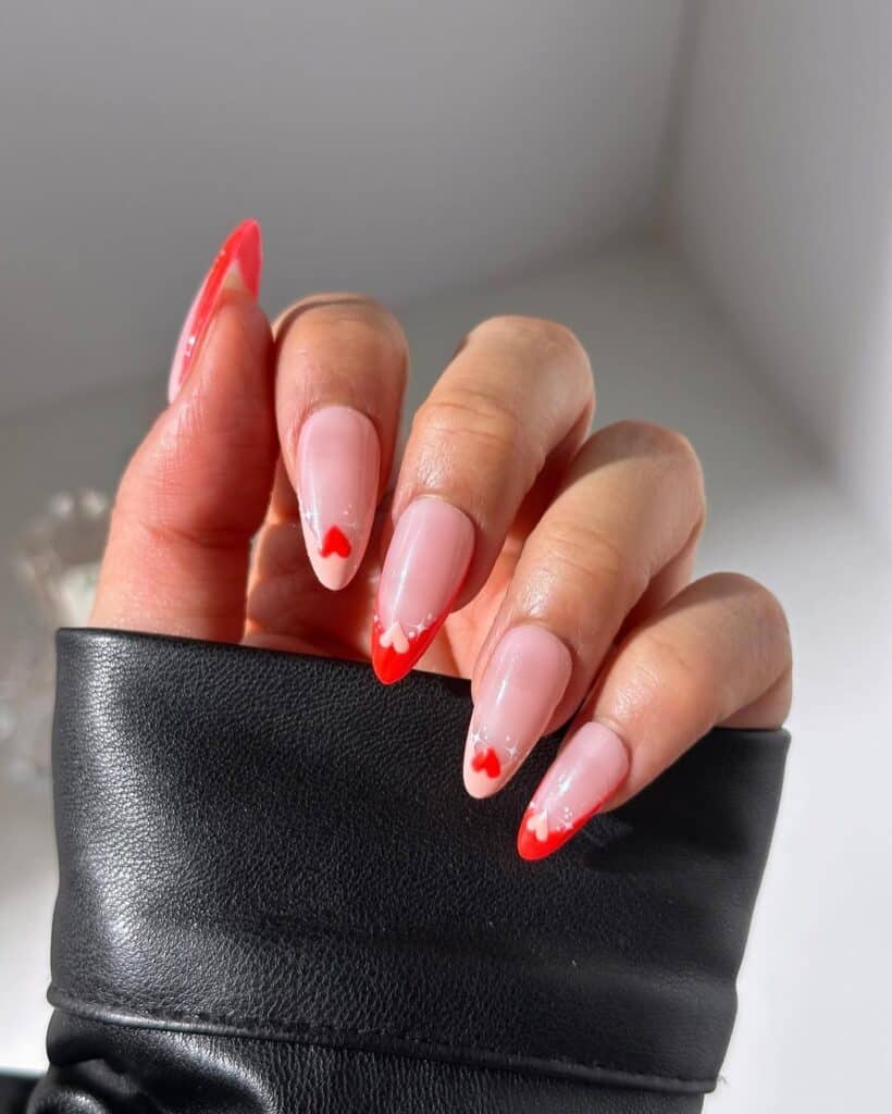 Valentine's day nail inspo