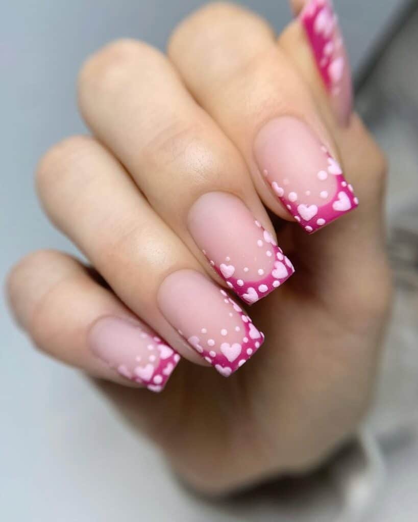 Valentines day nail inspo