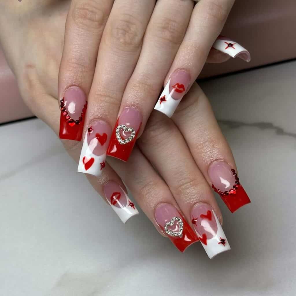 Valentine's day nail inspo