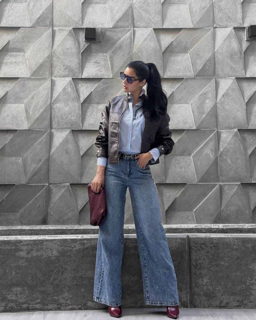 How To Wear Wide Leg Jeans