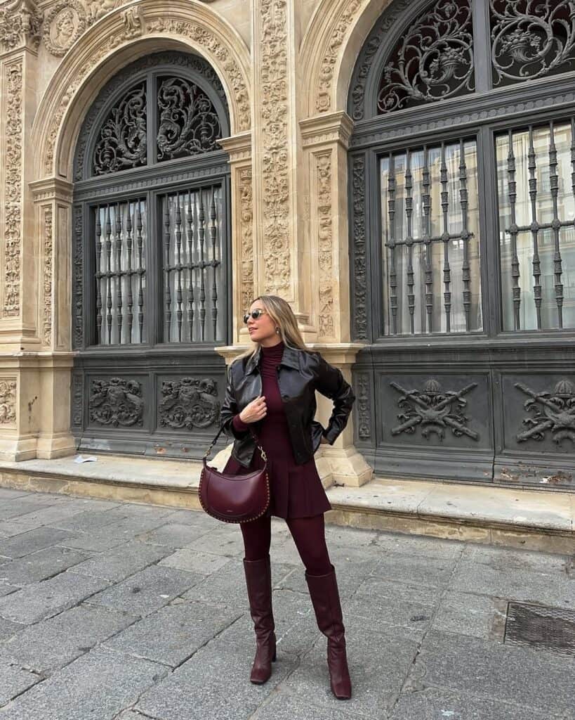 Chic Ways To Wear Burgundy This Winter