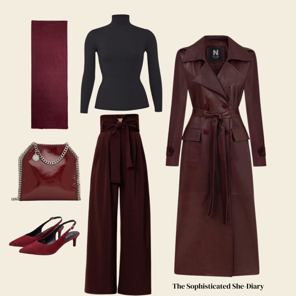 Chic Ways To Wear Burgundy This Winter