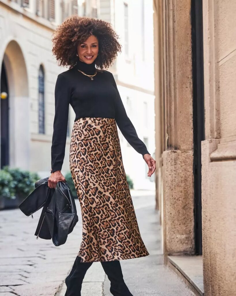How to wear satin skirt
