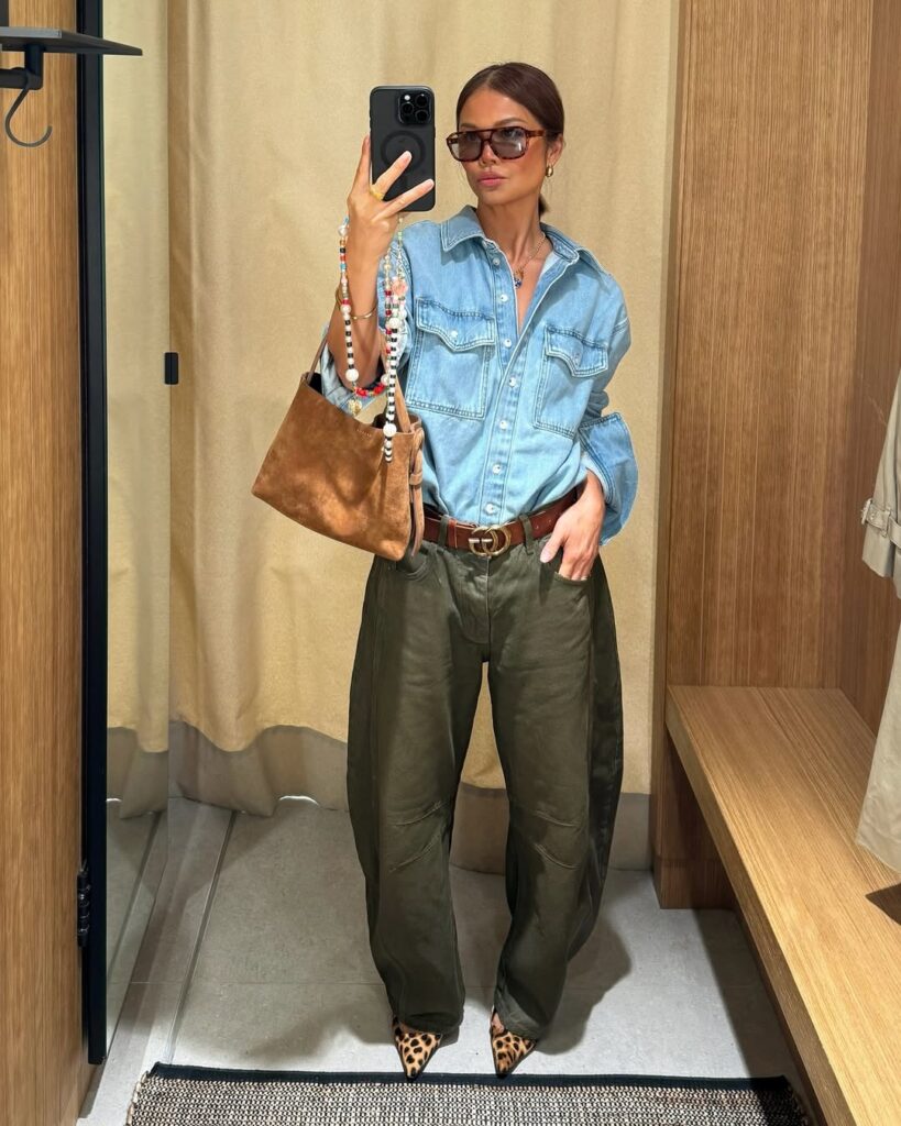 How ro wear barrel jeans