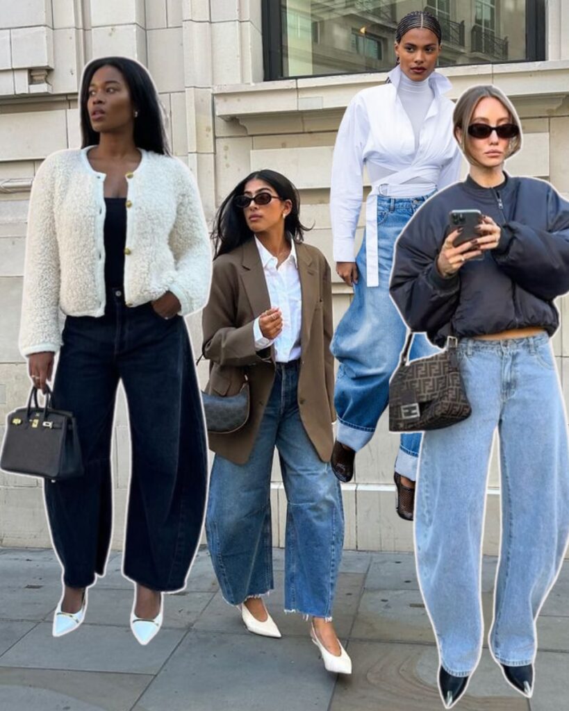 How to rock barrel jeans