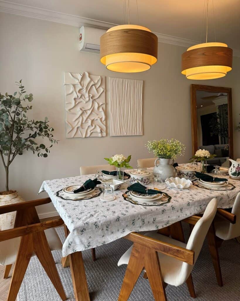 Dining table decor ideas