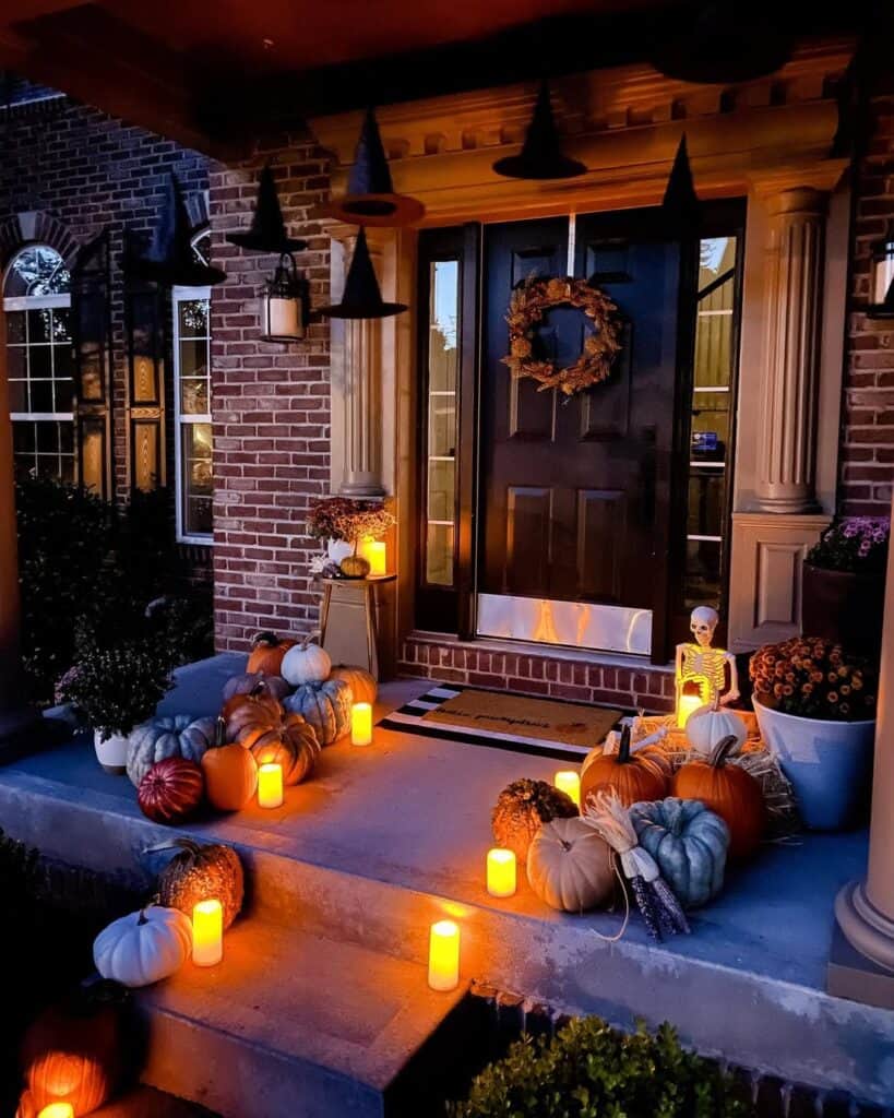 Halloween porch decor inspo