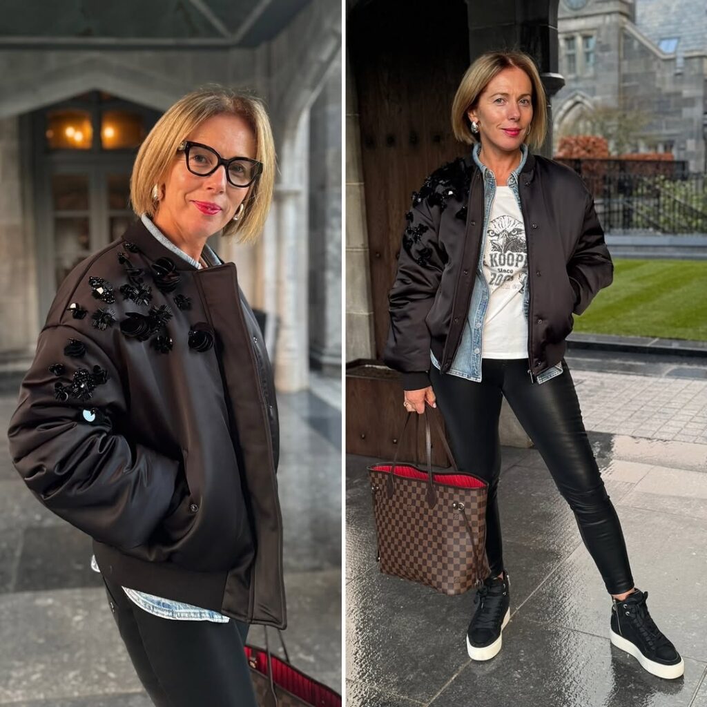 Different ways to wear abomber jacket