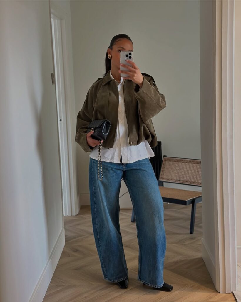 How to wear a bomber jacket this fall