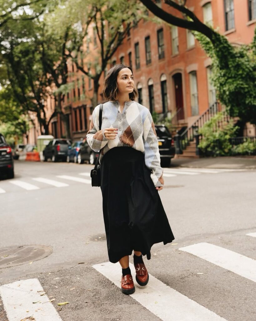 How to wear chunky loafers