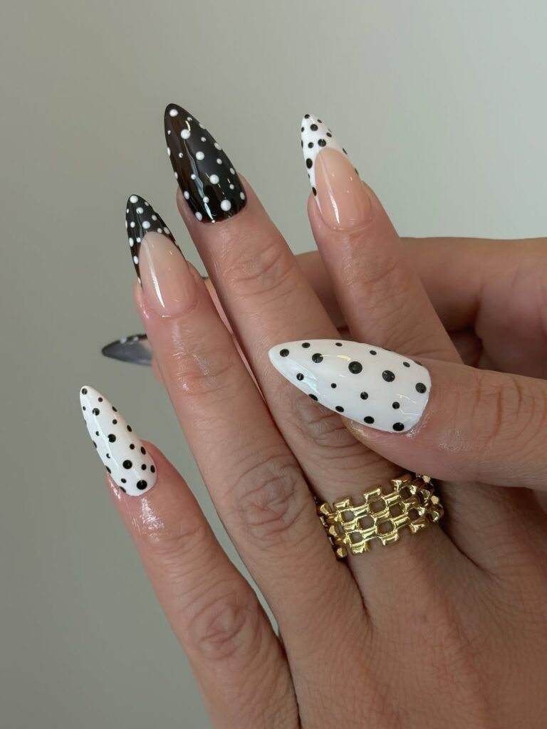 Polka dot nail designs