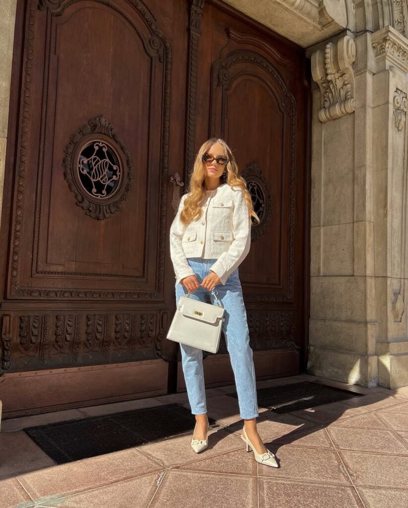 How to style tweed jacket