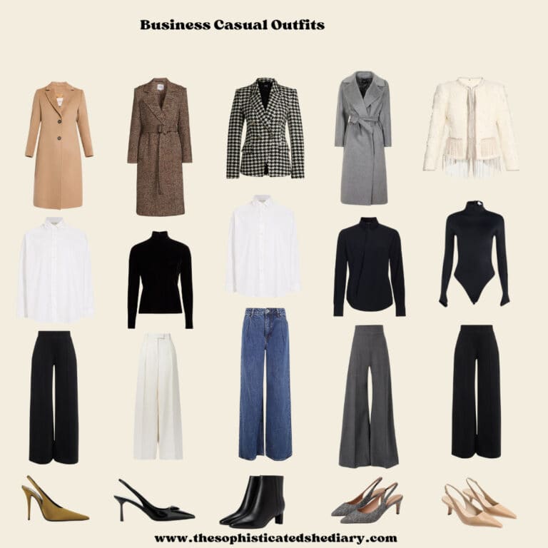 Business Casual outfit capsule wardrobe