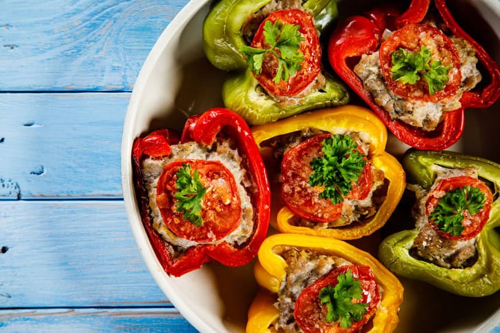 Quinoa Stuffed Bell Peppers