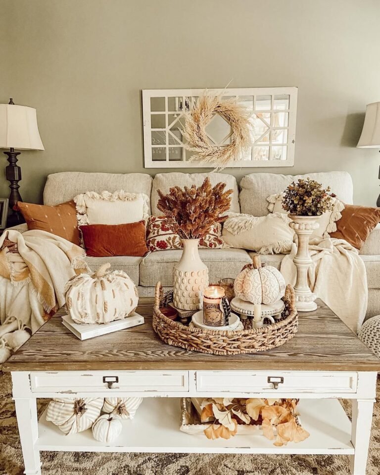 Cozy fall living room decorating ideas to cozy up your home - The ...